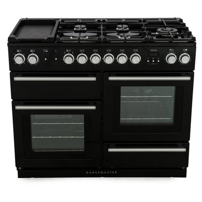 Rangemaster Nexus 110 110cm Dual Fuel Range Cooker - NEX110DFFBL/C