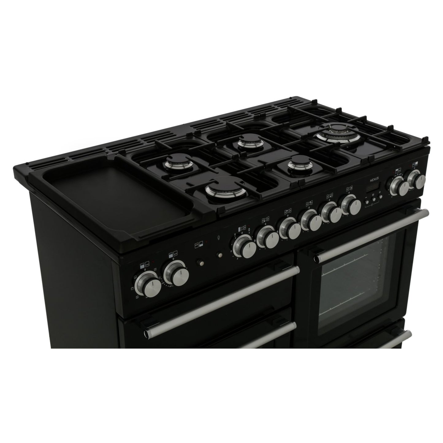 Rangemaster Nexus 110 110cm Dual Fuel Range Cooker - NEX110DFFBL/C