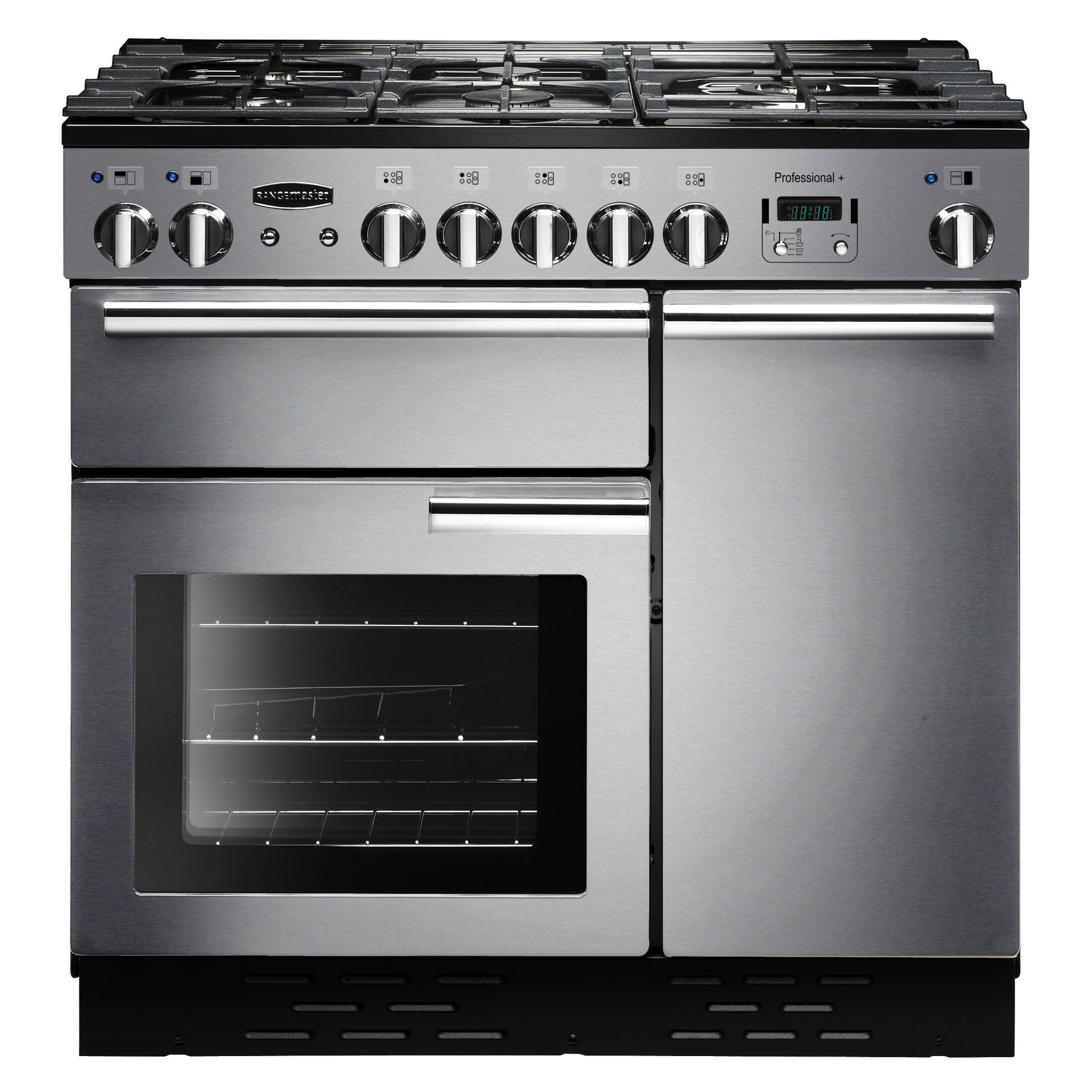 Rangemaster Professional+ 90 90cm Gas Range Cooker - PROP90NGFSS/C