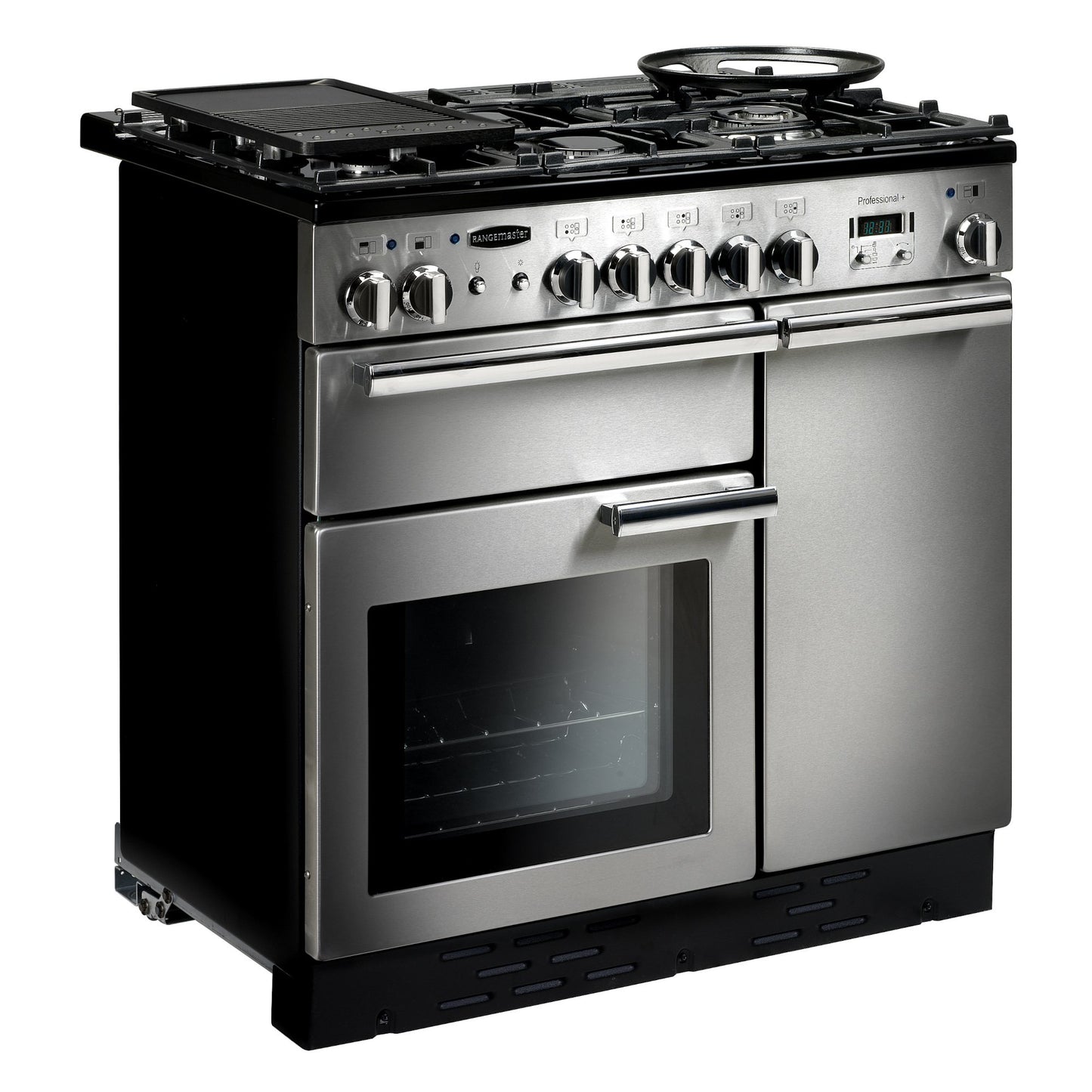 Rangemaster Professional+ 90 90cm Gas Range Cooker - PROP90NGFSS/C