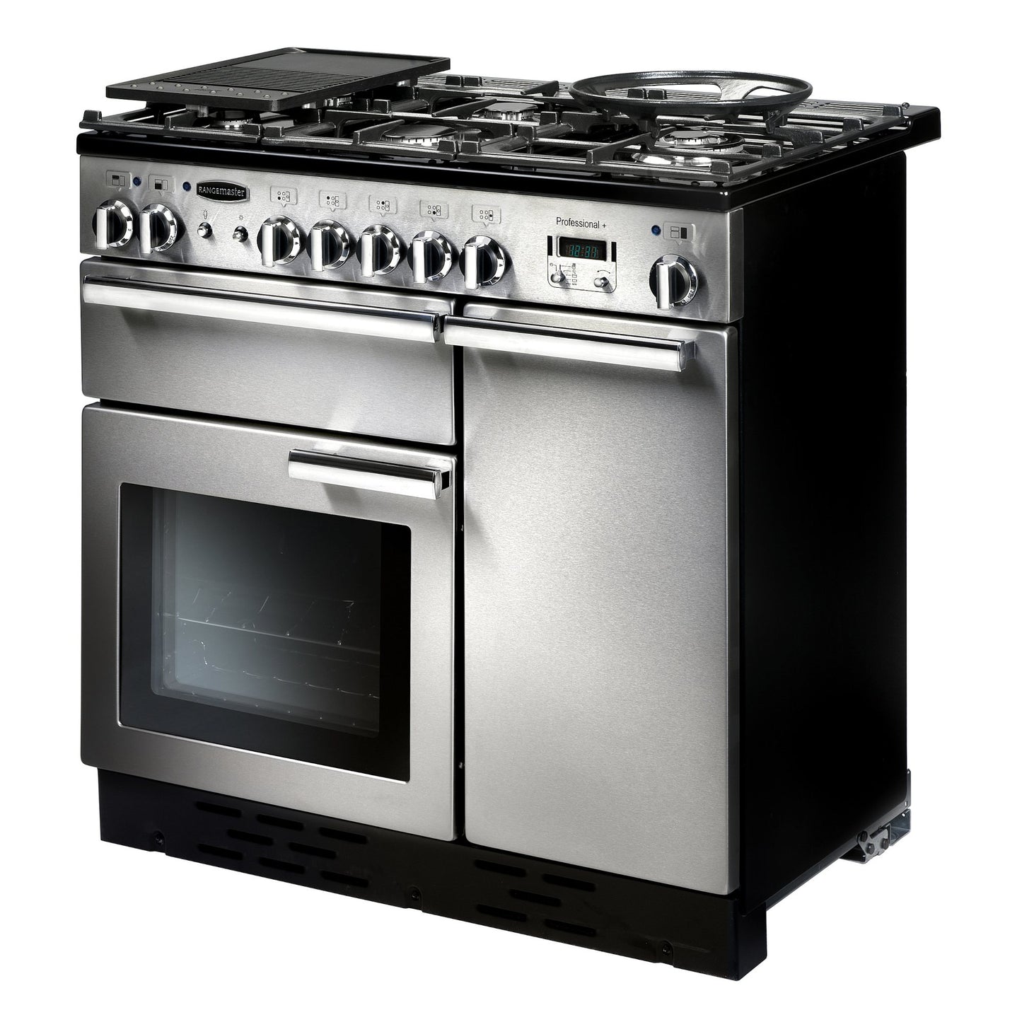Rangemaster Professional+ 90 90cm Gas Range Cooker - PROP90NGFSS/C