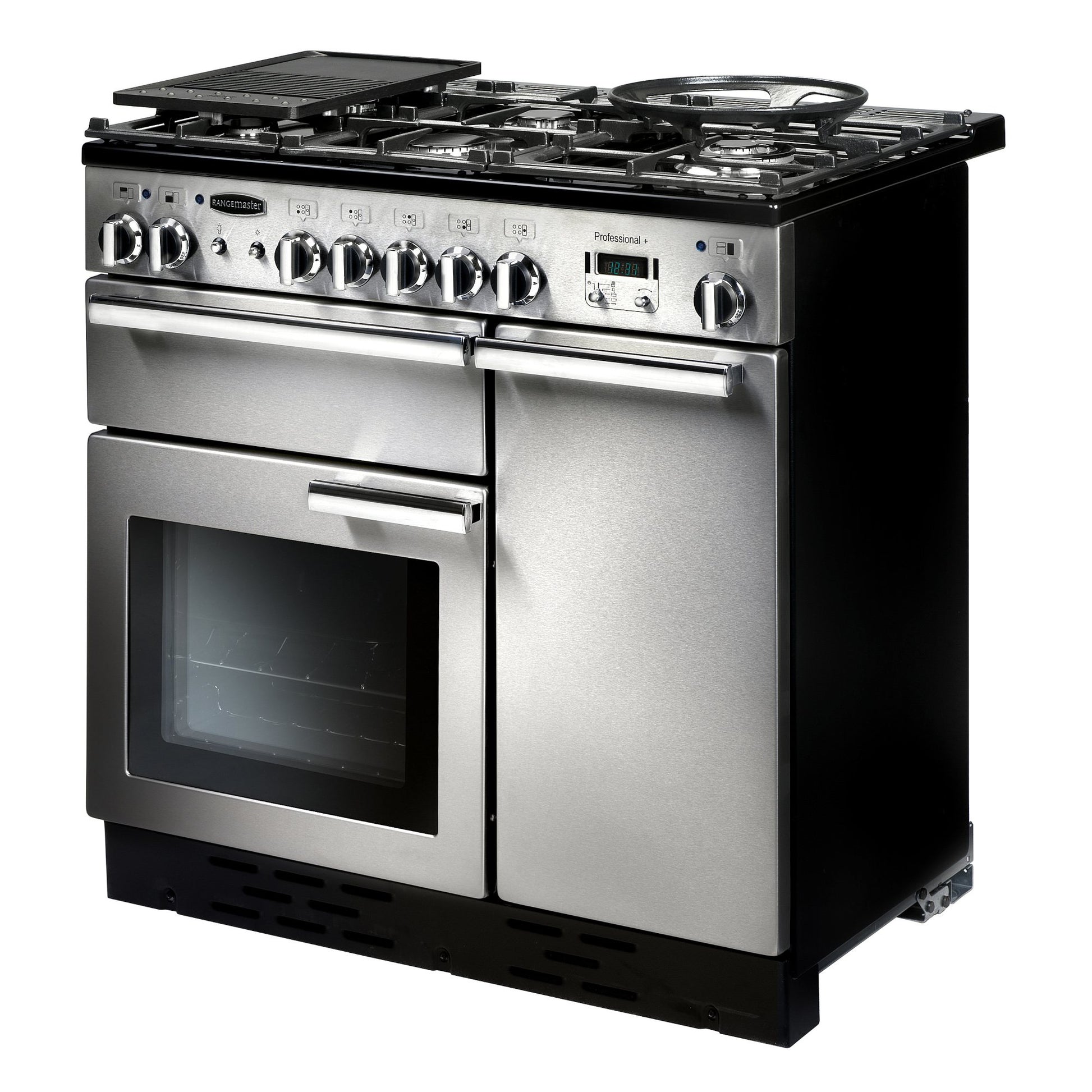 Rangemaster Professional+ 90 90cm Gas Range Cooker - PROP90NGFSS/C