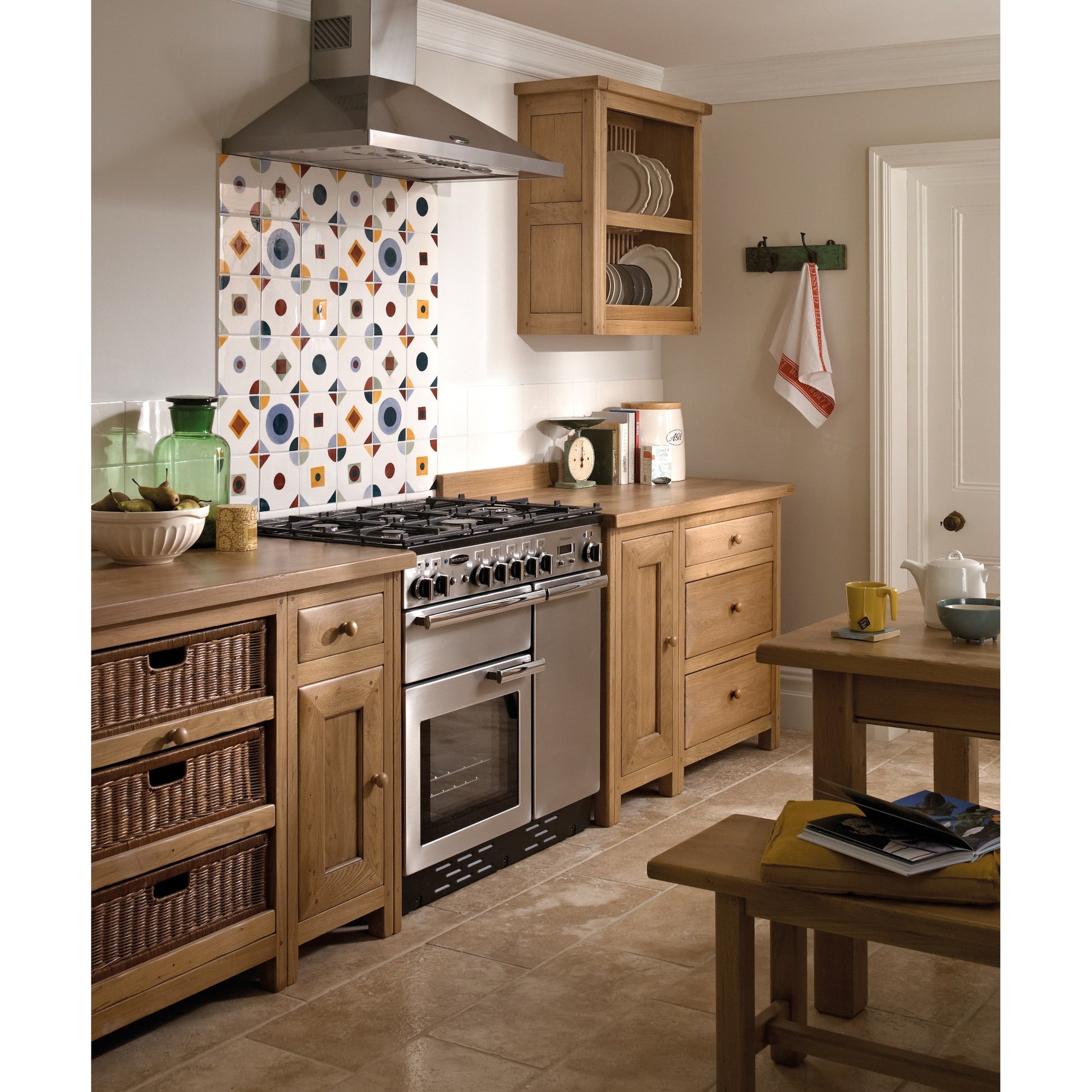 Rangemaster Professional+ 90 90cm Gas Range Cooker - PROP90NGFSS/C