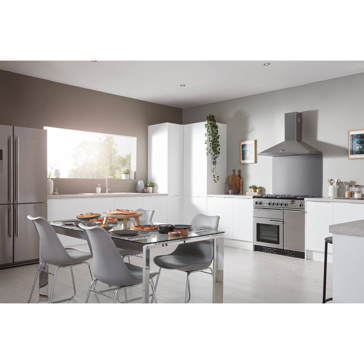 Rangemaster Professional+ 90 90cm Gas Range Cooker - PROP90NGFSS/C