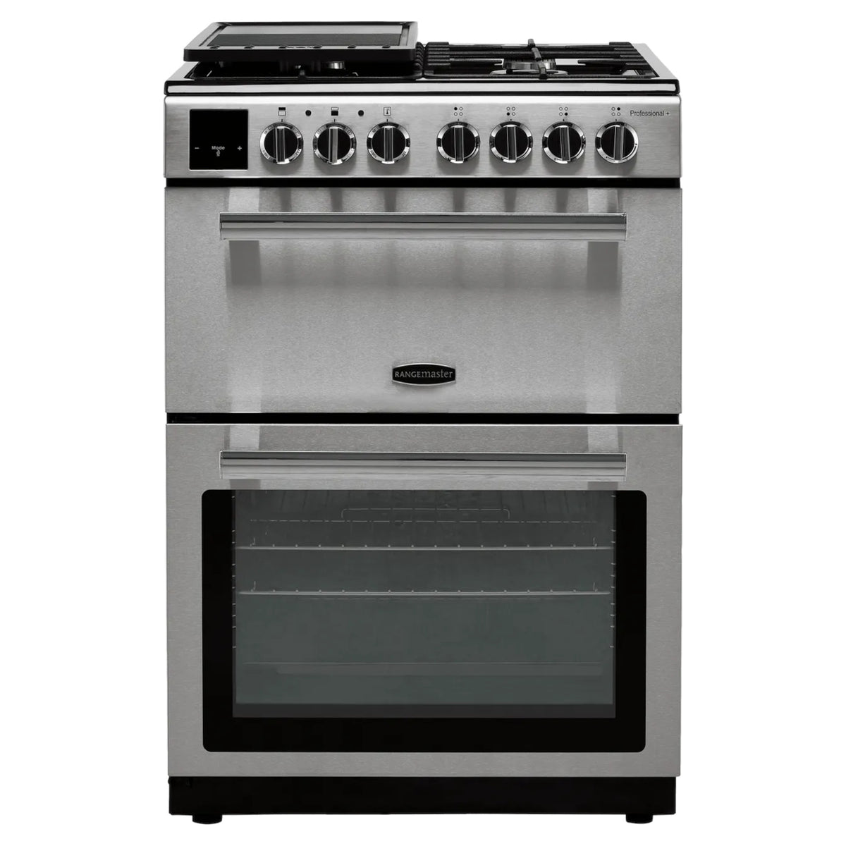 Rangemaster Professional+ 60cm Dual Fuel Double Oven Cooker - PROPL60DFFSS/C