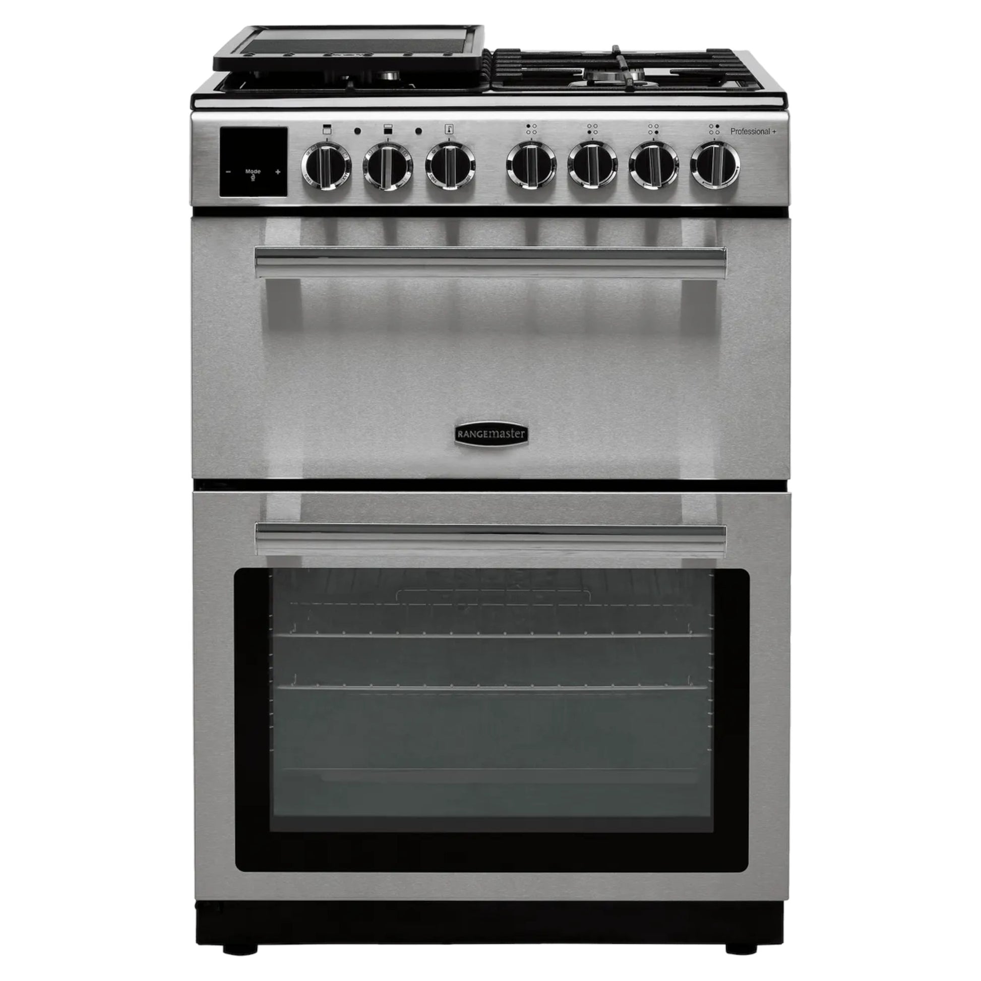 Rangemaster Professional+ 60cm Dual Fuel Double Oven Cooker - PROPL60DFFSS/C