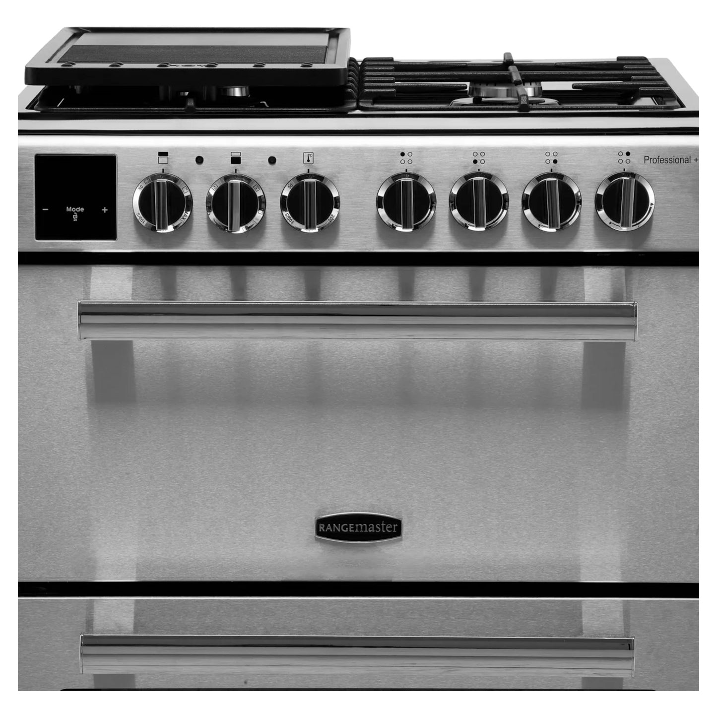 Rangemaster Professional+ 60cm Dual Fuel Double Oven Cooker - PROPL60DFFSS/C