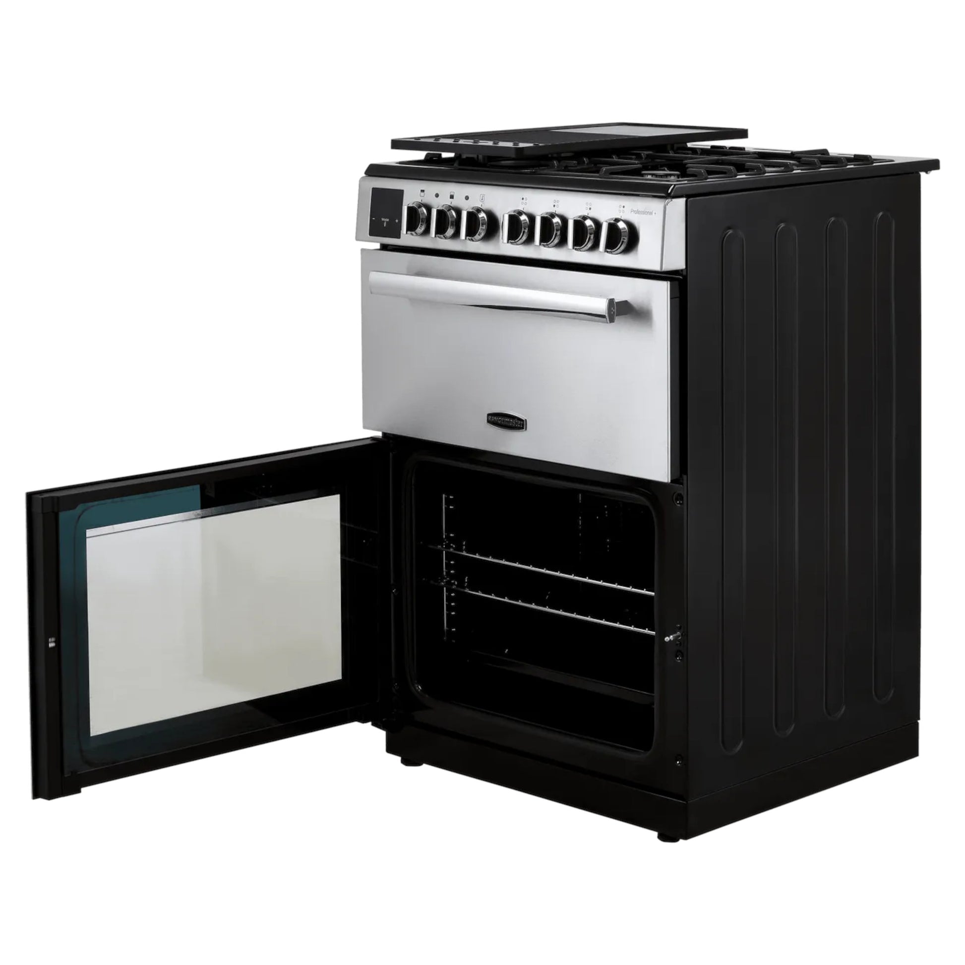 Rangemaster Professional+ 60cm Dual Fuel Double Oven Cooker - PROPL60DFFSS/C