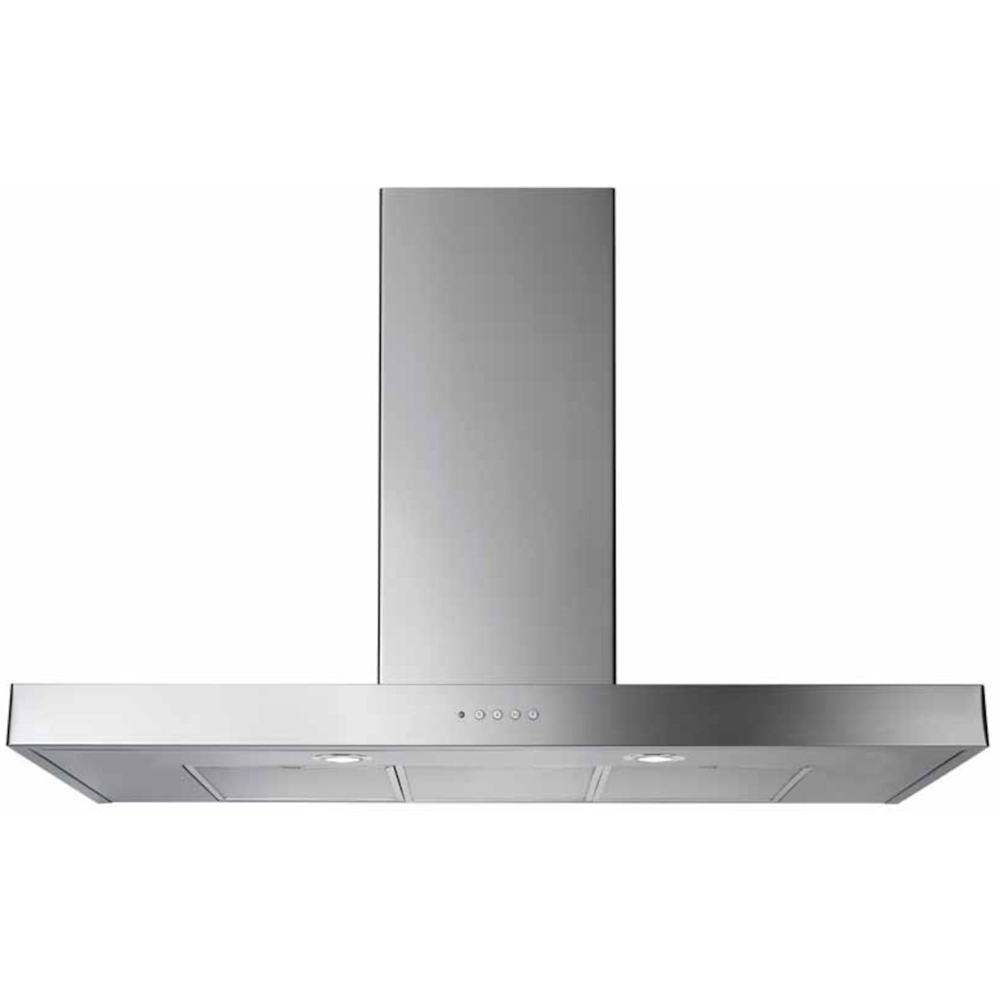 Rangemaster UNBHDS90SS 900mm Flat Chimney Hood - Stainless Steel