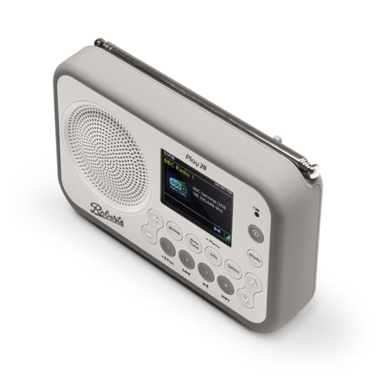 Roberts PLAY20-WT Play 20 DAB+ & FM Portable Radio - White
