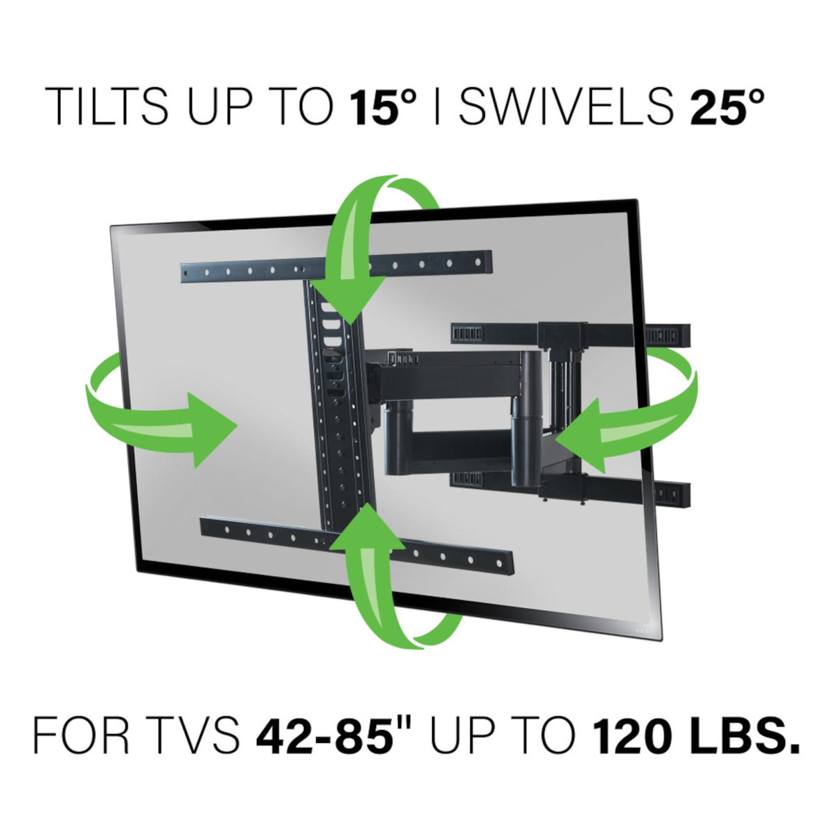 Sanus FLF325-B2 TV Wall Mount for 47"- 90" Screens - Black