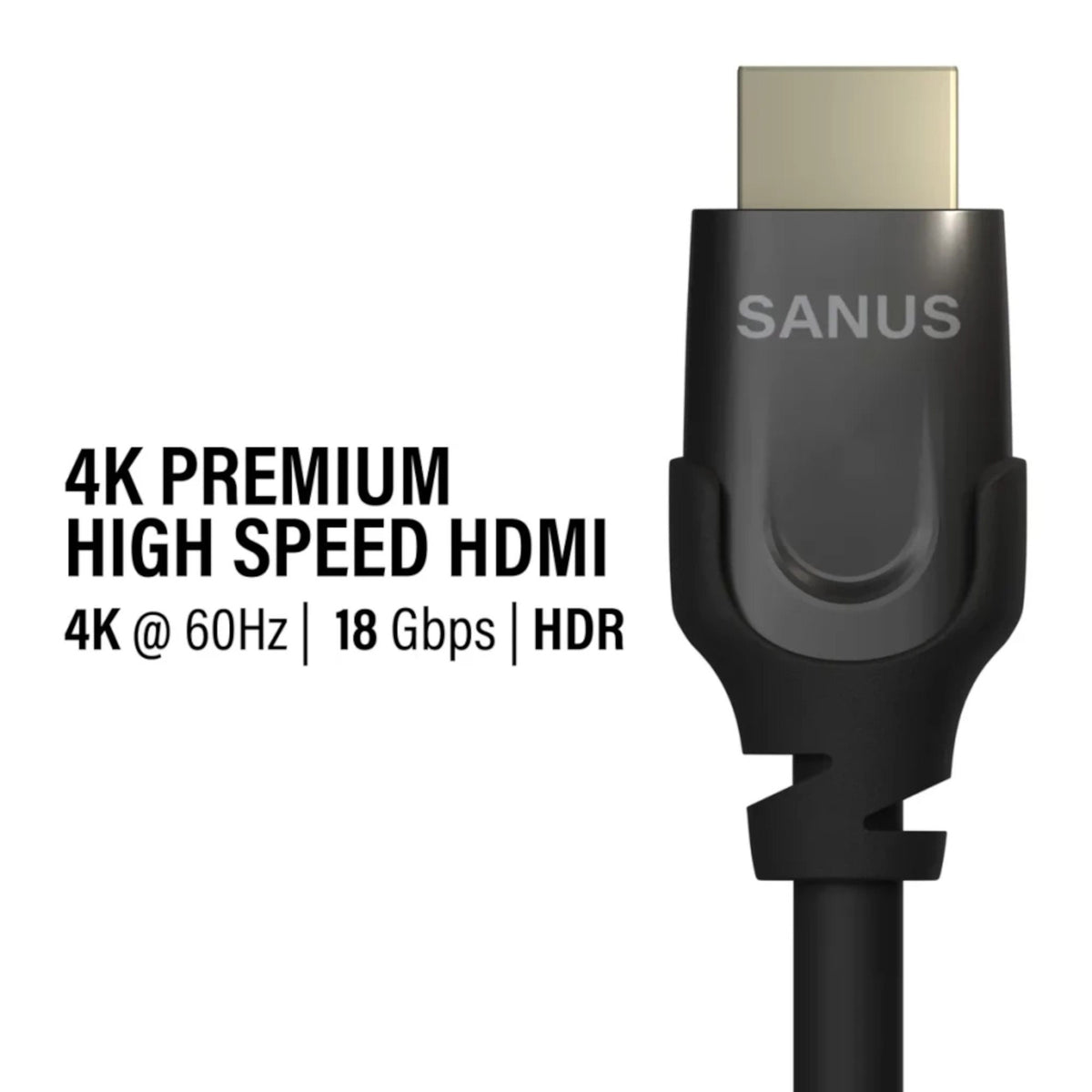 Sanus SAC-20HDMI4 4 Metre Premium High Speed HDMI Cable