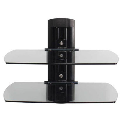 Sanus VF3012-B1 Dual Shelf for Under Wall Mounted TV - Black