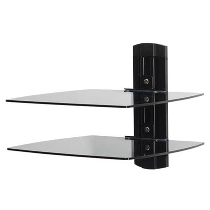 Sanus VF3012-B1 Dual Shelf for Under Wall Mounted TV - Black