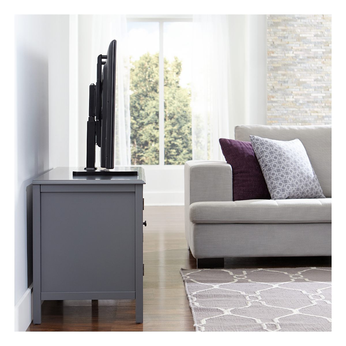 Sanus VTVS1-B2 Universal 32"-60" TV Stand for - Black
