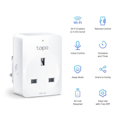 TP-Link Tapo P100 Mini Smart Wi-Fi Socket 4-pack