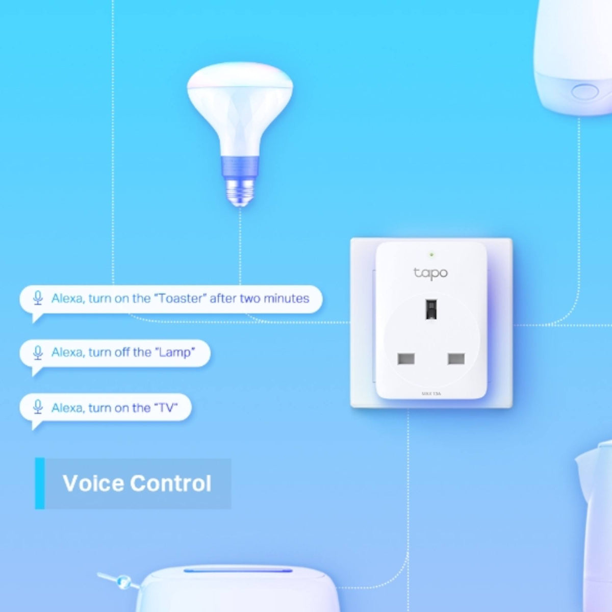 TP-Link Tapo P100 Mini Smart Wi-Fi Socket 2-pack