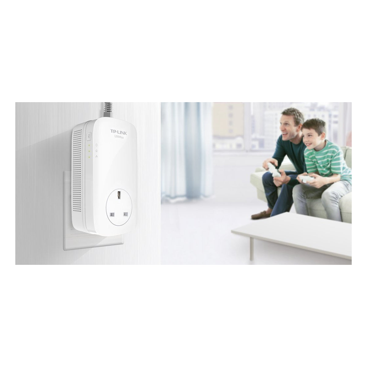 TP-Link TLPA8010P-KIT-V2 Twin Pack Powerline Adaptor Kit