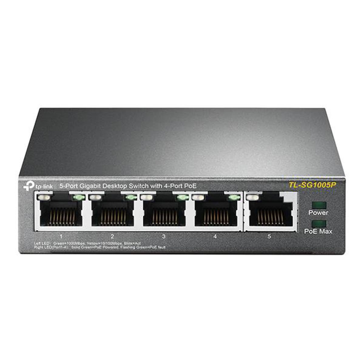 TP-Link TL-SG1005P 5 Port Gigabit Desktop Switch