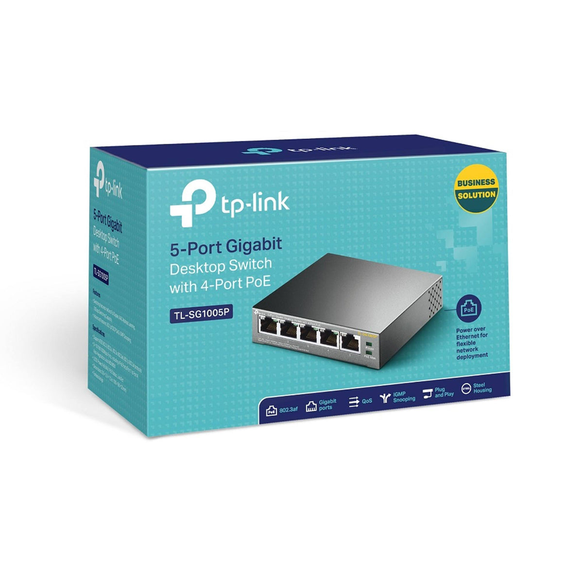 TP-Link TL-SG1005P 5 Port Gigabit Desktop Switch