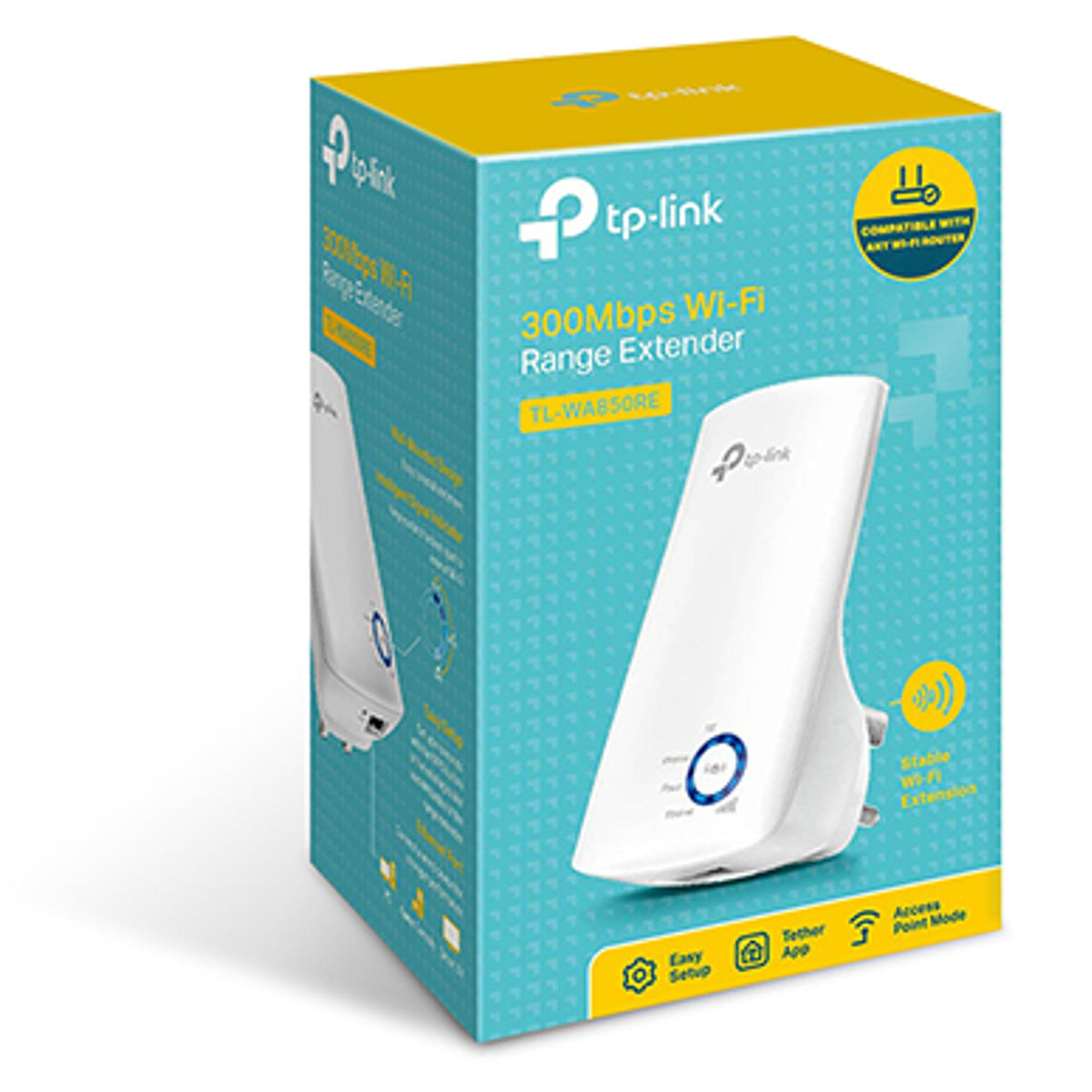 TP-Link 300Mbps Universal WiFi Range Extender Ethernet Port - TLWA850RE