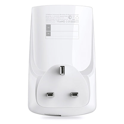 TP-Link 300Mbps Universal WiFi Range Extender Ethernet Port - TLWA850RE