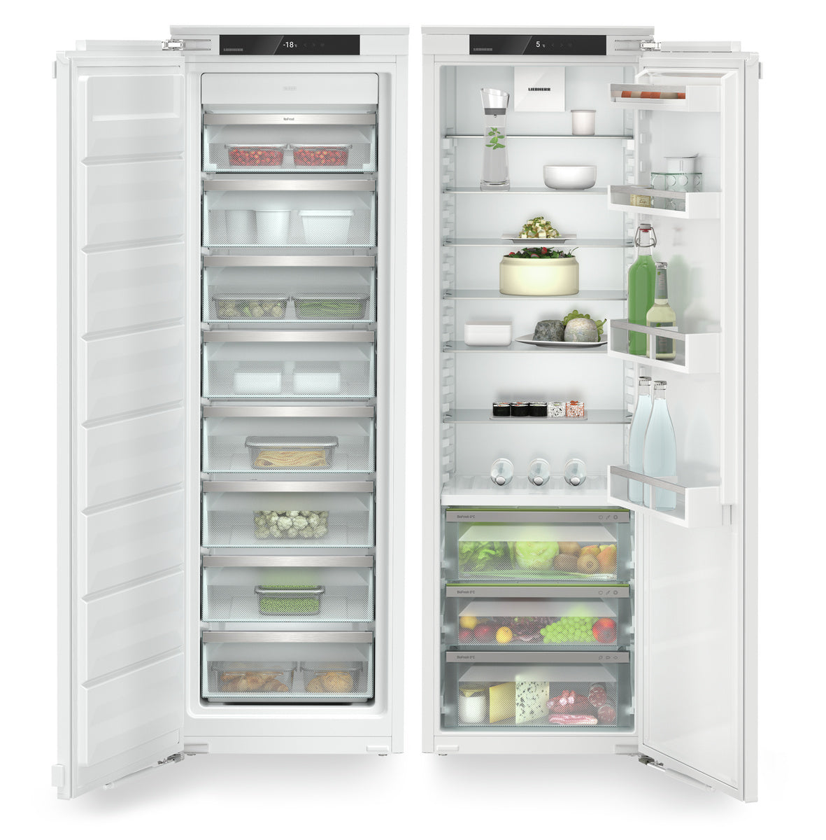 Liebherr IXRF5125 — Integrated Side-by-Side Fridge-Freezers