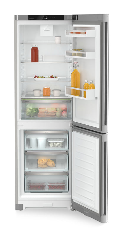 Liebherr pure Fridge Freezer 70/30 NoFrost - SteelFinish - CNsfd 5203