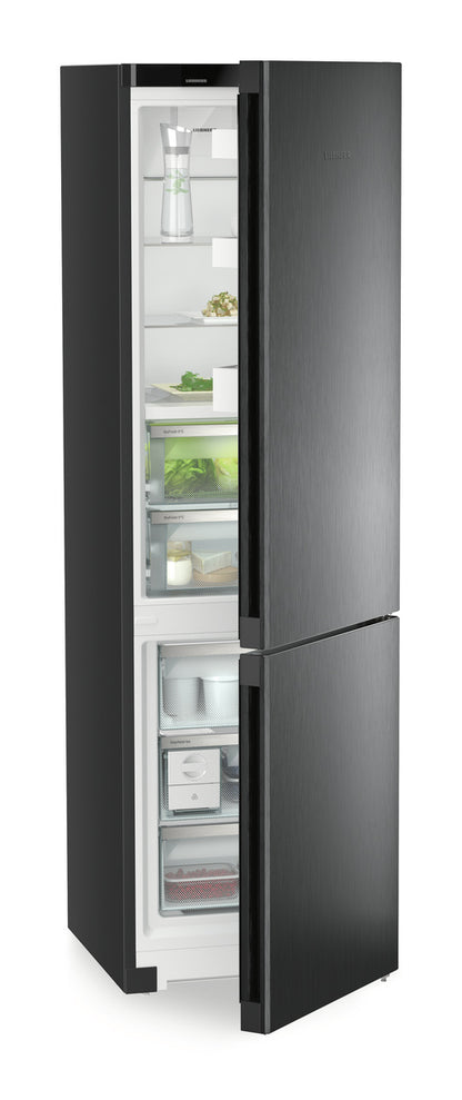 Liebherr plus BioFresh Fridge Freezer 70/30 NoFrost - Black Steel - CBNbda 572i