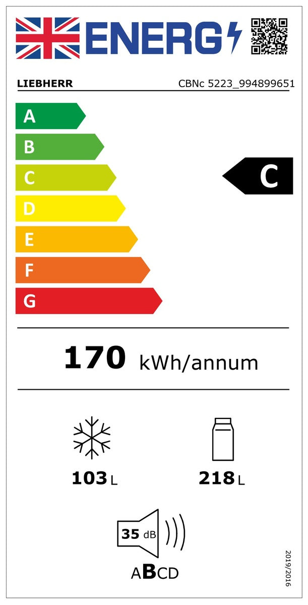 Liebherr CBNc5223 — Fridge-Freezers - 60cm