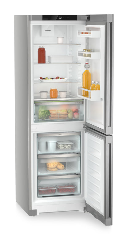 Liebherr pure Fridge Freezer 70/30 NoFrost - SteelFinish - CNsfd 5203