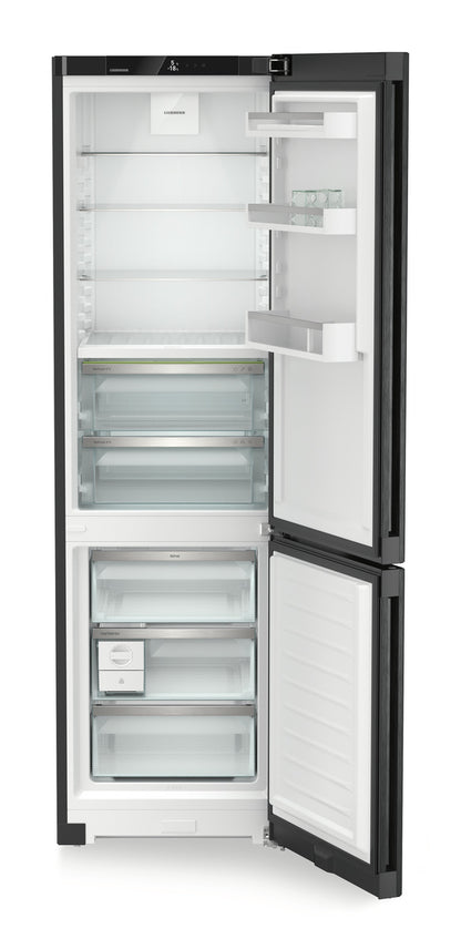 Liebherr plus BioFresh Fridge Freezer 70/30 NoFrost - Black Steel - CBNbda 572i
