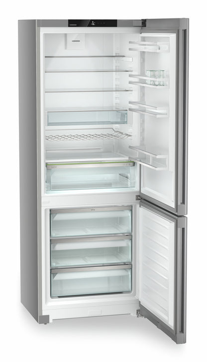 Liebherr plus Fridge Freezer 70/30 NoFrost - SteelFinish - CNsfa 7723