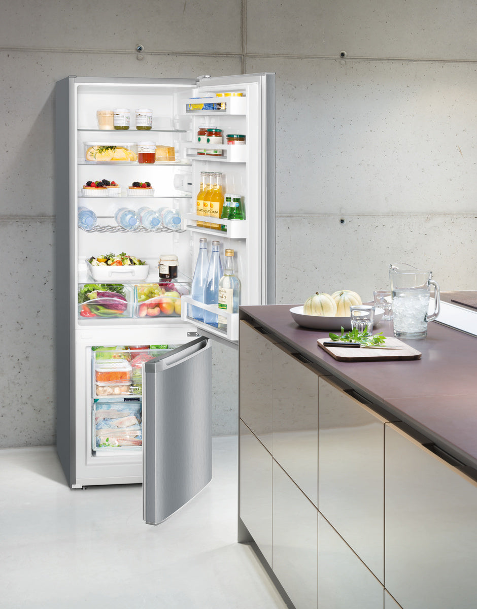 Liebherr Fridge Freezer 70/30 SmartFrost - Silver - CUele 2831