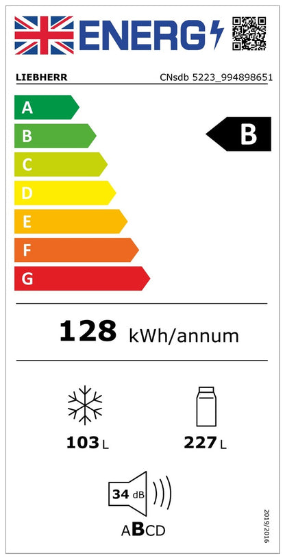 Liebherr CNsdb5223 — Fridge-Freezers - 60cm