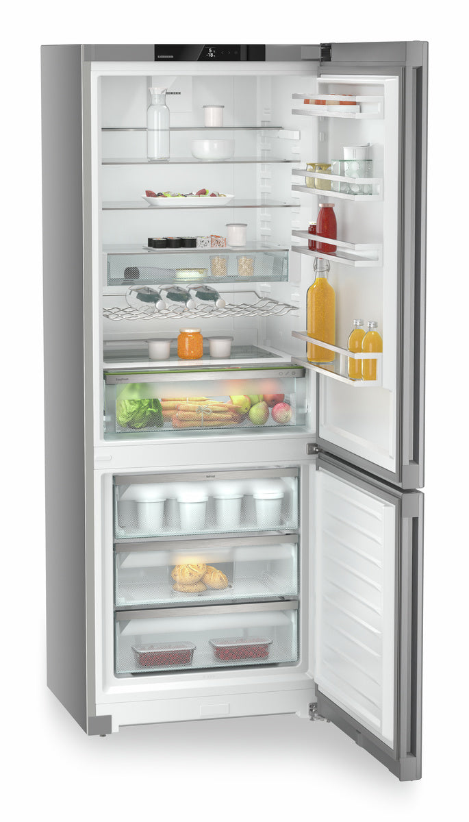 Liebherr plus Fridge Freezer 70/30 NoFrost - SteelFinish - CNsfa 7723