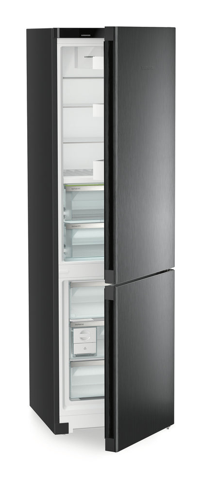 Liebherr plus BioFresh Fridge Freezer 70/30 NoFrost - Black Steel - CBNbda 572i