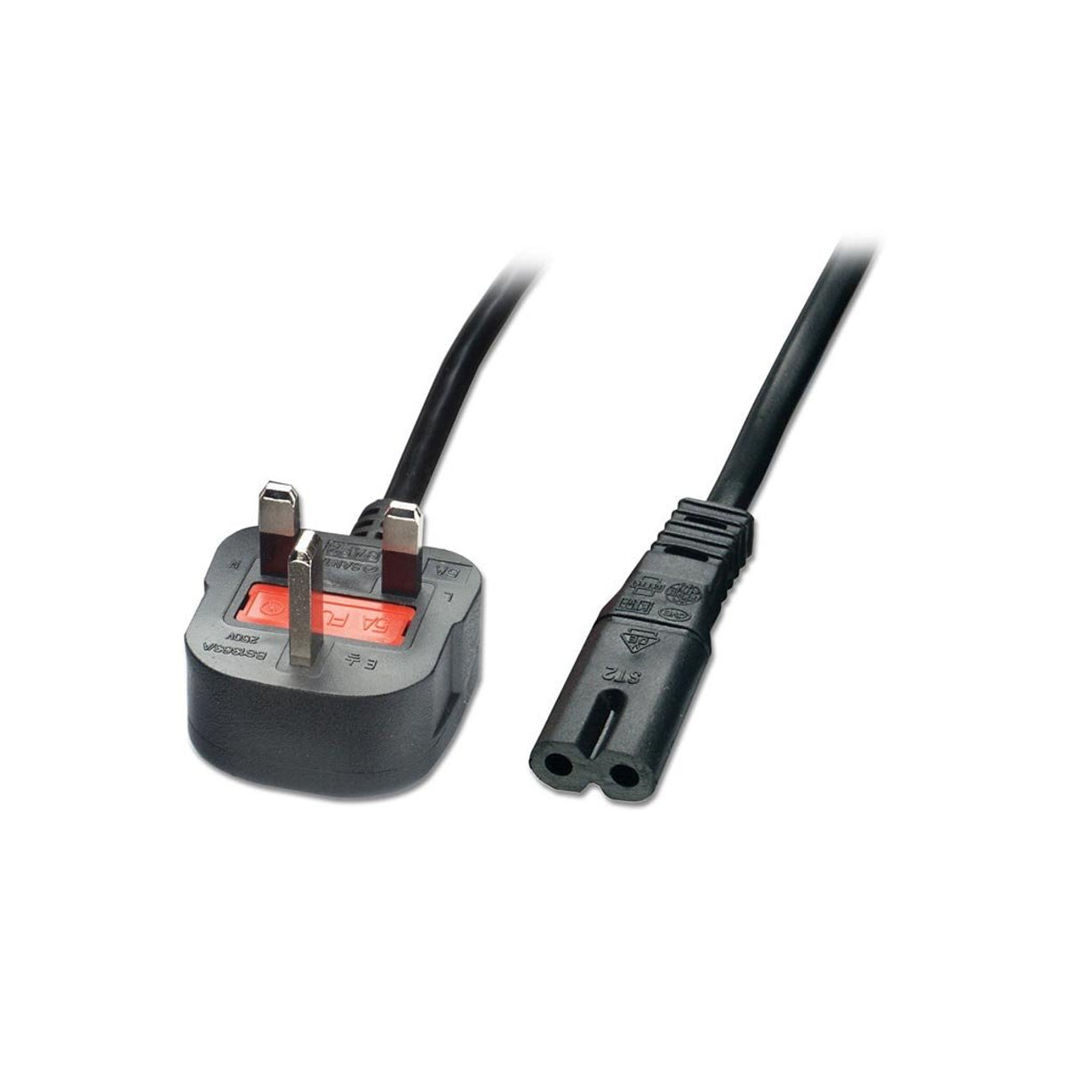 Vivanco BS-FIG8 1.8m Figure of 8 Mains Lead