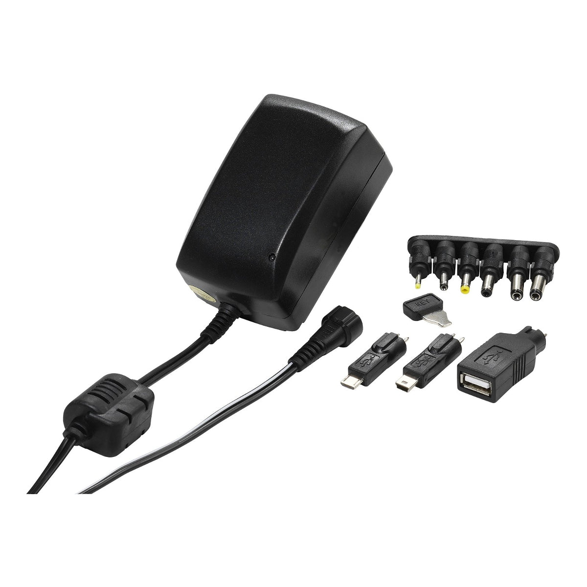 Vivanco PAH30 Universal USB Power Adapter 2250mA - Black