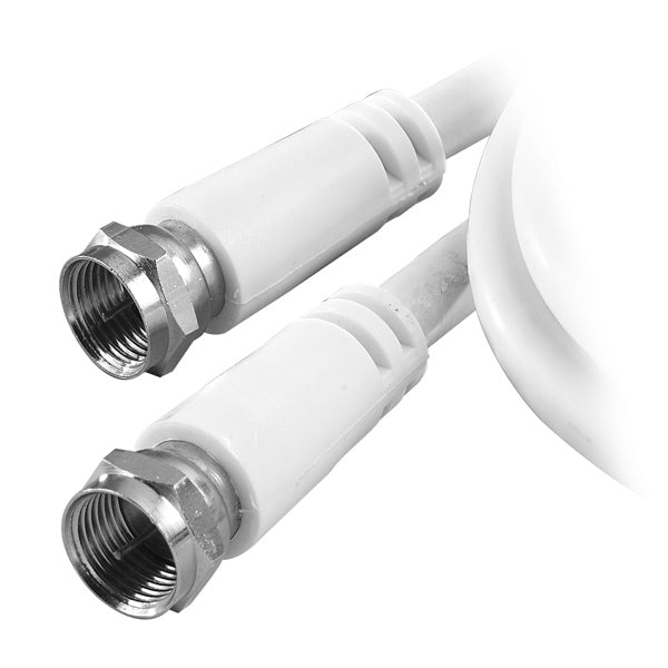 Vivanco STCFV15 F Plug Lead 1.5m - White
