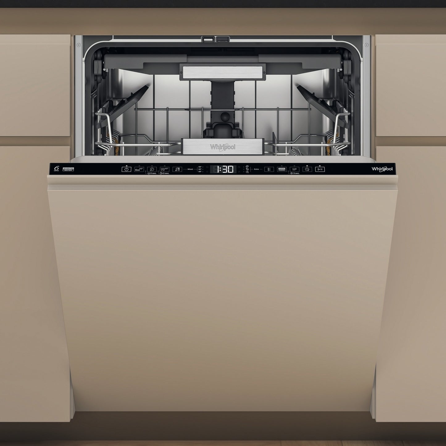 Whirlpool Fully Integrated Full-Sized Dishwasher - W7I HT40 TS UK