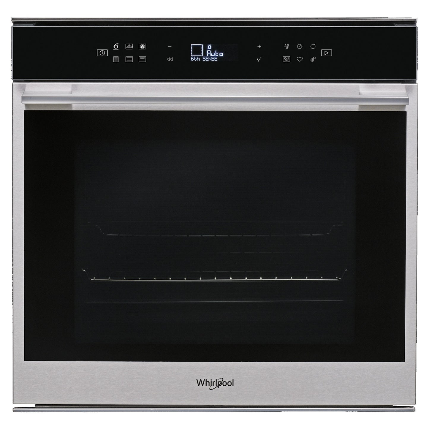 Whirlpool W7OM44S1P 73l Built-In Electric Pyrolytic Single Oven - Stainless Steel